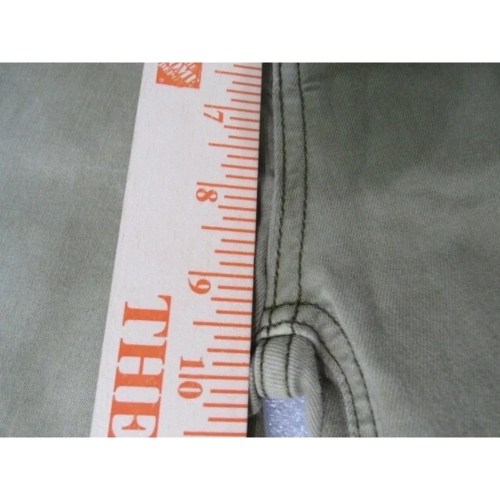 Free People We The Free‎ Green Mid-Rise Skinny Cotton Rayon Pant Size 28/25